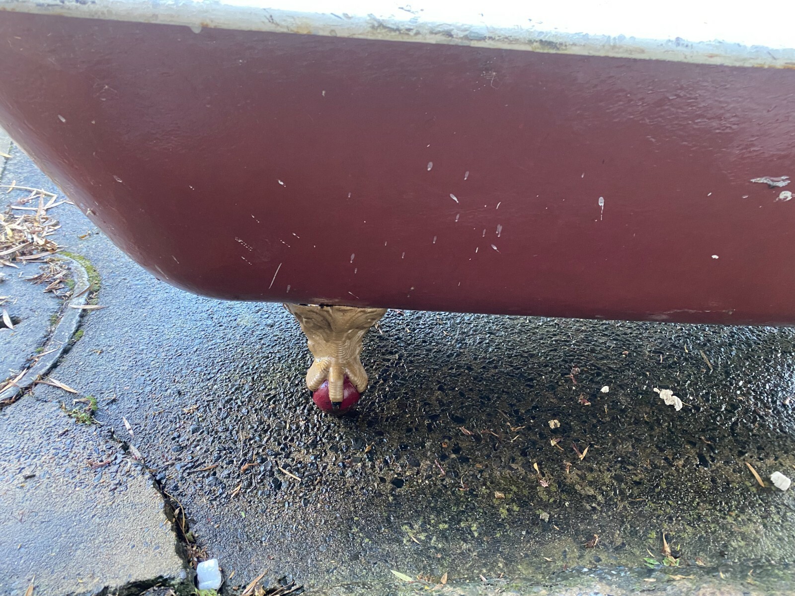 Vintage Antique Claw foot bath eBay