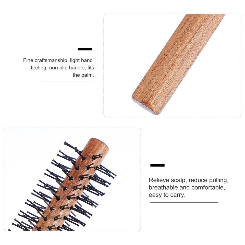 Round Brush for Volume Small Short Hair Hairdressing Cylinder Comb