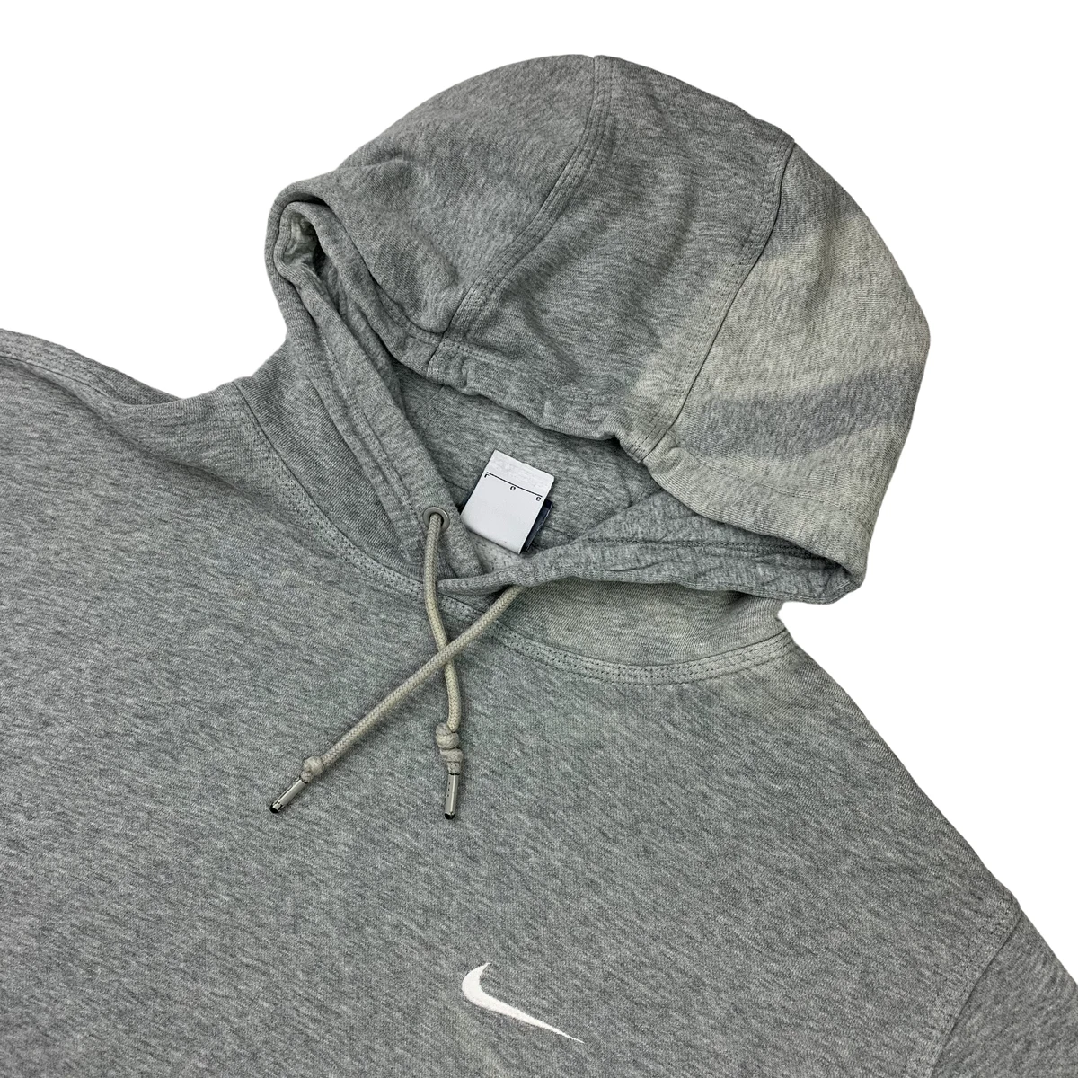 grey nike hoodie black tick