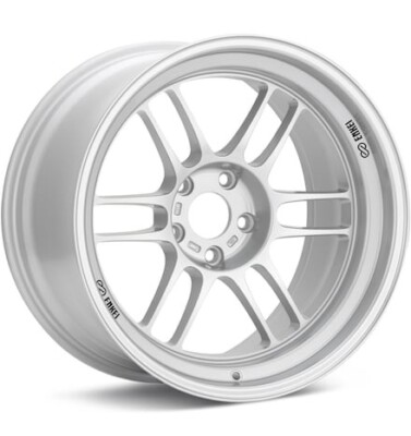 (1) 18x10 Enkei RPF1RS 5x114.3 +6 Silver Paint Wheel