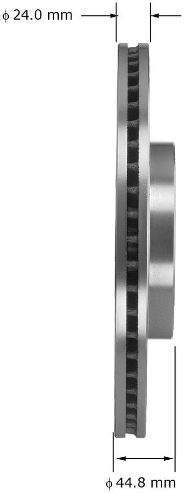 Rotor de freno de disco para Mazda RX-8 BENDIX 2004-2008 Foto 3 de 3