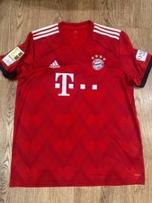 BAYERN MUNICH 2018 2019 HOME SHIRT JERSEY SOCCER ADIDAS CF5433 SIZE XL MEN