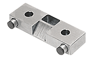 CRL PK1BS Brushed Stainless Door Stop/Strike for Single Doors - Picture 2 of 2