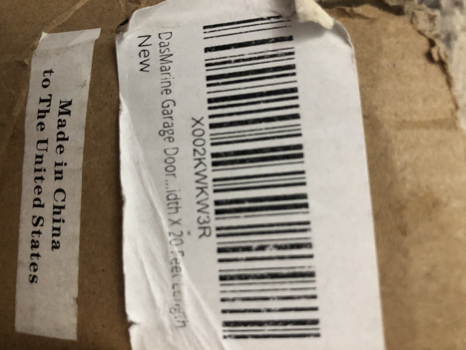 DasMarine Garage Door Bottom Weather Stripping Rubber Seal Strip Style 4" X20 Fo