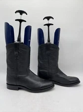Cody James Black 1978 Men's Carmen Roper Boots Black Size 10.5D