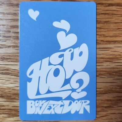Taesan Official Photocard Boynextdoor 2nd EP Album How Genuine