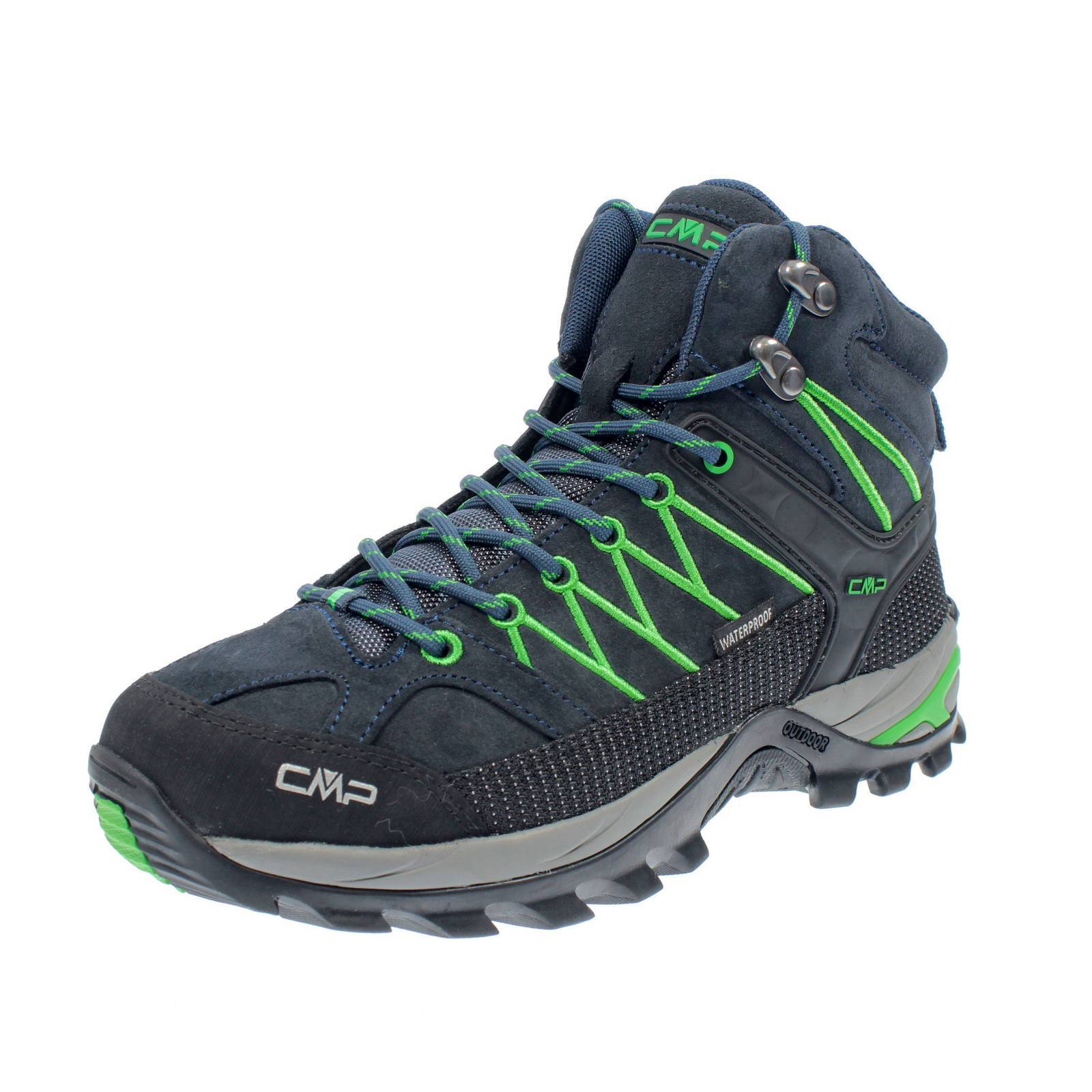 Cmp Rigel Mid Waterproof - Scarponi Da Trekking Blu - Uomo Scarpe Sport