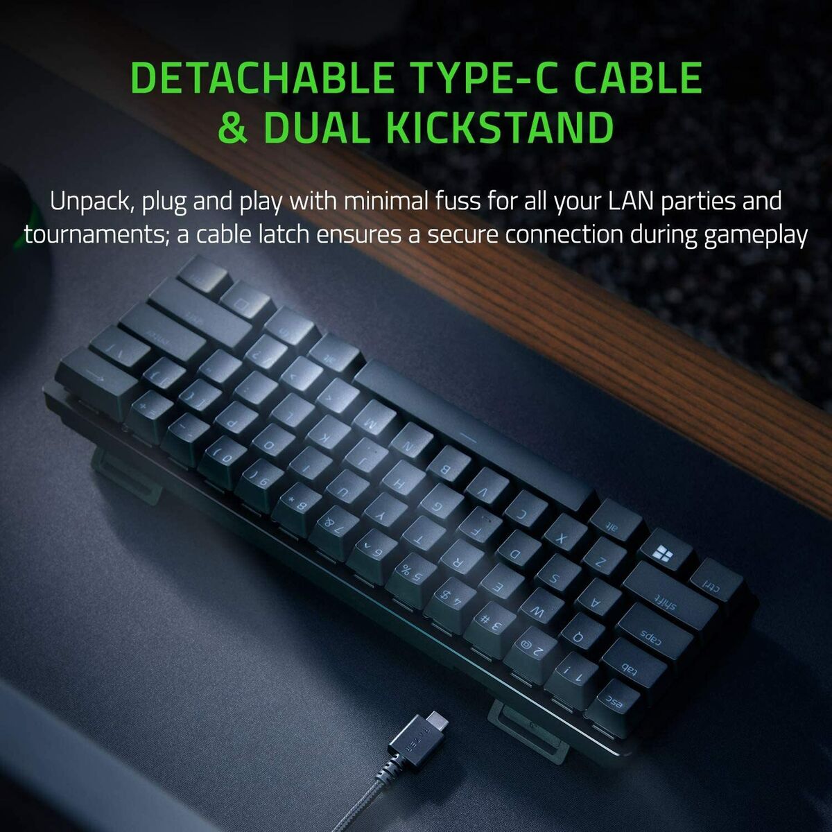 Razer Huntsman Mini 60% Gaming Keyboard with Optical Switches & RGB  Lighting 811659037596