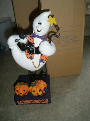 Avon Halloween Standee Figurine Ghost 9'' Tall in Box
