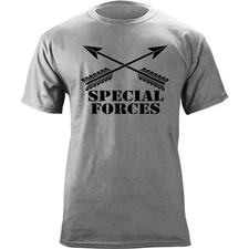 US Army Special Forces Branch Crossed Arrows Graphic T-Shirt