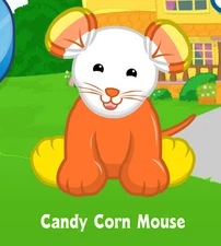 Webkinz Classic CANDY CORN MOUSE Virtual Adoption CODE ONLY Halloween Pet