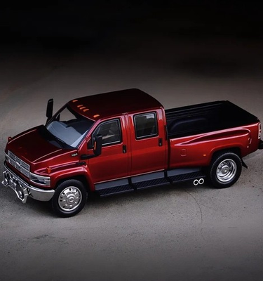 #ad GOC 1:64 Red Kodiak C4500 Muscle Pickup Truck Model Diecast Metal Car $53.98