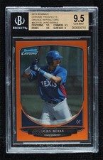 2013 Bowman Prospects Chrome Orange Refractor 20/25 Jairo Beras BGS 9.5 e8i