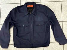 Men’s Uniform Jacket Coat Work mechanic Removable Inner Navy Blue 48-RG (XL)