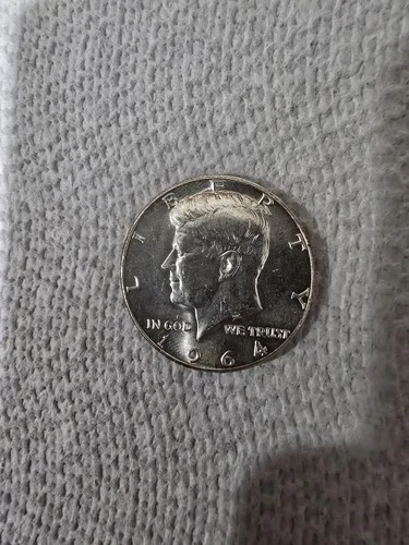 1964 Kennedy Half Dollar 90% Silver No SHIPPING Uncirculated Amazing Toning