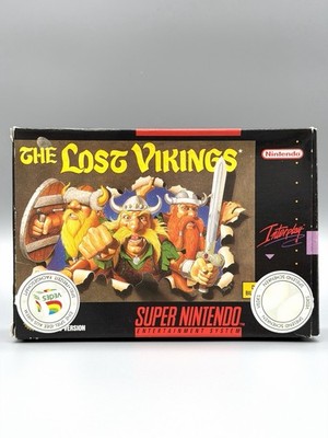 The Lost Vikings SNES OVP Zustand: Gut
