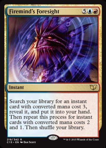 Firemind's Foresight Light Play, English Commander 2015
