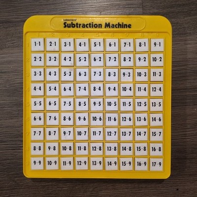 Lakeshore Multiple Machine~Math Educational Tool Push Button Home School