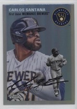 2023 Topps Chrome Platinum Anniversary Refractor Carlos Santana #391 0x4h
