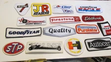 Vintage Gas & Oil Car Parts Automotive Racing  Patches Lot Of 15