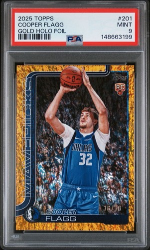 Cooper Flagg [Holo Gold Foil] #201 2025 Topps card