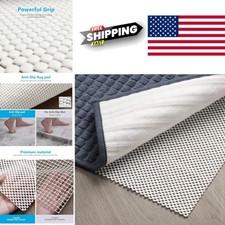 Non Slip Area Rug Pad 2x3 Feet Extra Thick Anti Skid Gripper for Hardwood Floors