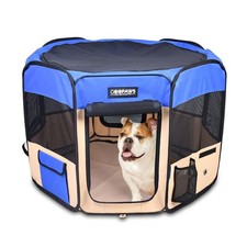 JESPET Pet Dog Playpen 36" 45" 61" Portable Soft Exercise Pen Kennel