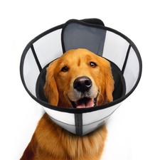Upgraded Soft Dog Cone Collar for Large Medium Dogs After Surgery Adjustabl...