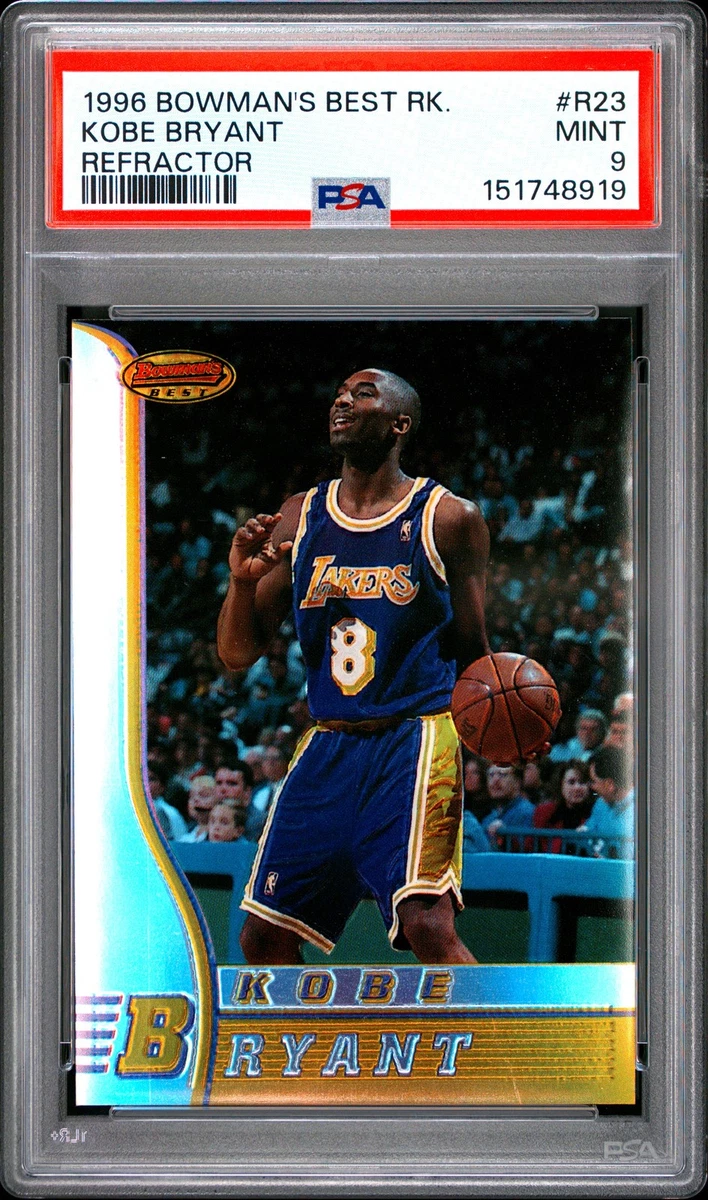 その他 Kobe Brayant Bawman's BEST Bowman Kobe Bryant 9 Graded Basketball Sports Trading Cards