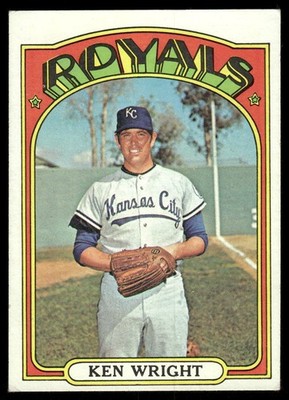1972 Topps #638 Ken Wright - EX