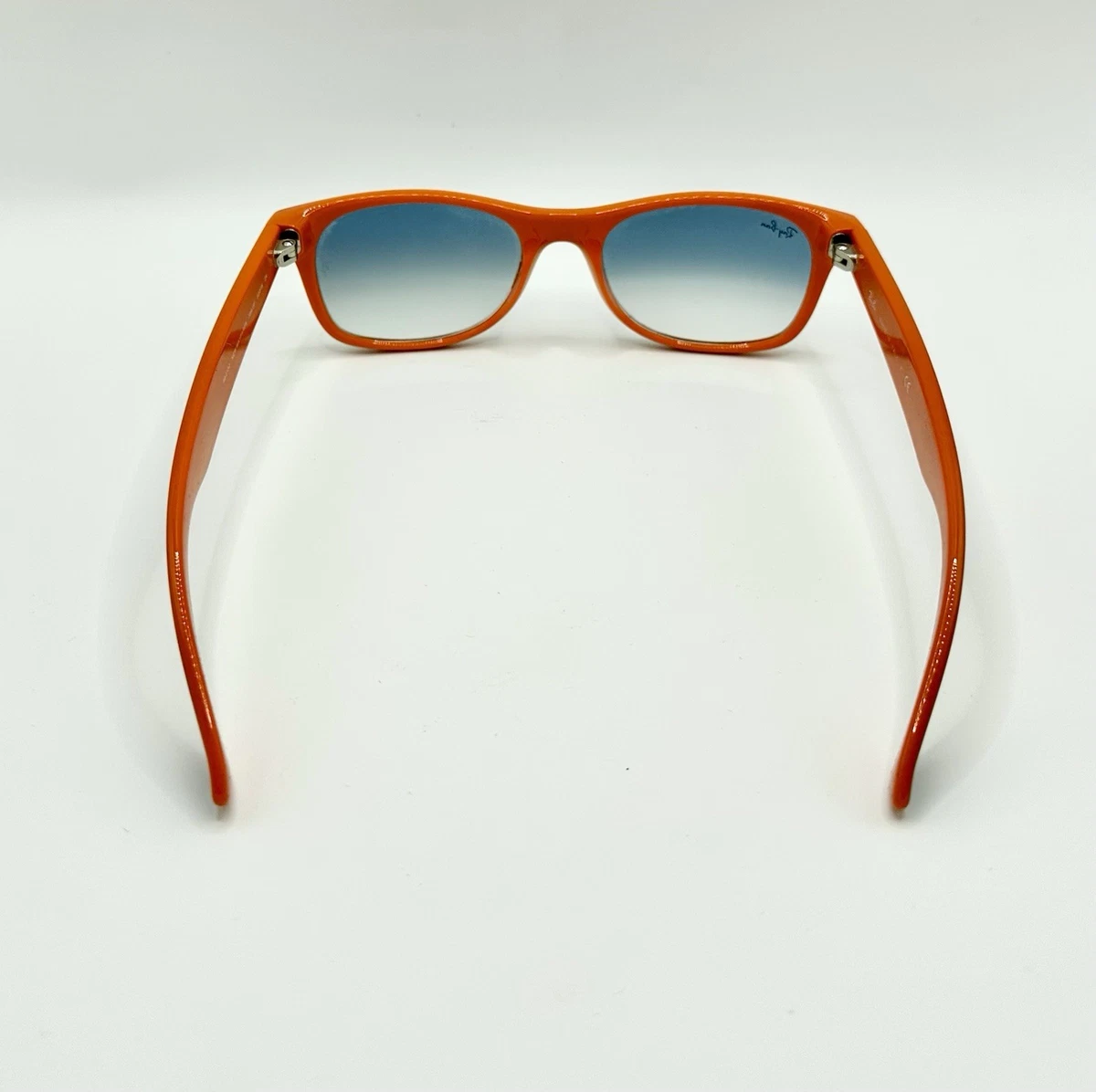 Ray Ban RB2132 NEW WAYFARER - Orange / Blau - Größe 52/18 - Inklusive Etui