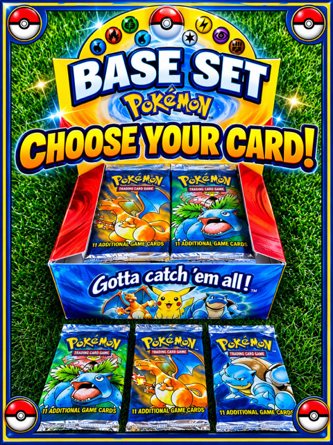 1999 Vintage Pokemon Base Set: Choose Your Card!