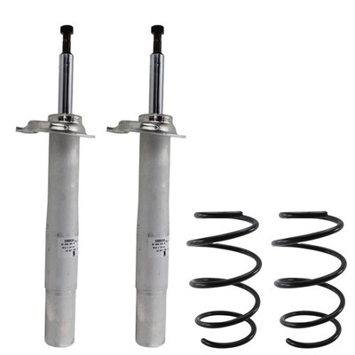 Sachs Front Suspension Struts & Lesjofors Coil Springs Kit for E39 525i Base
