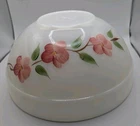 Vintage Fire King Anchor Hocking Peach Blossom 8.5" Colonial Mixing Bowl Pink