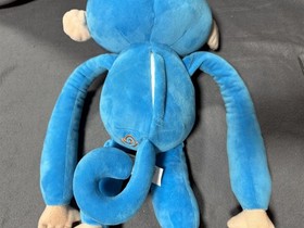 2018 FINGERLINGS HUGS PLUSH MONKEY BORIS BLUE SENSORY TOY INTERACTIVE WOWWEE