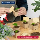75 Pack Bamboo T-Type Plant Labels with a Marker Pen, Garden Markers Sign Plant