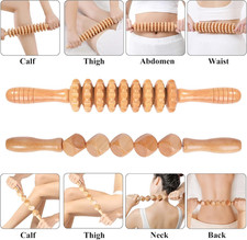 Wood Therapy Massage Tools 5-In-1 Lymphatic Drainage Massager Maderoterapia K...