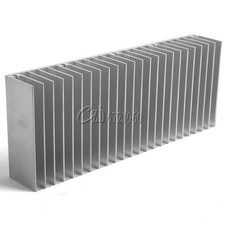 Silver Aluminum Heat Sink for IC LED Cooler Power Transistor 60x150x25mm