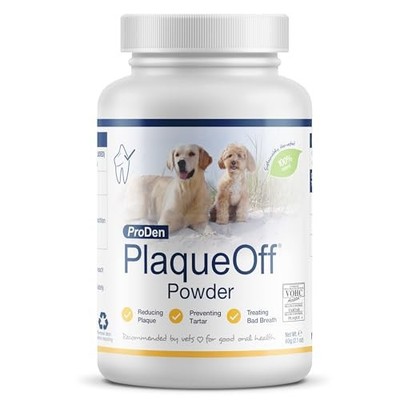 ProDen PlaqueOff Powder for Pets - Plaque & Tartar Remover - Breath Freshener