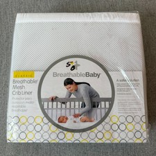 BreathableBaby Breathable Mesh Liner Classic Collection White NEW Unopened