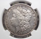 1884 "S" Morgan SILVER Dollar $1 NGC AU50 #002 About Uncirculated ECC&C, Inc.