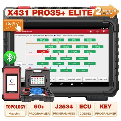 2026 LAUNCH X431 PRO3S+ELITE PRO5 Car Diagnostic Tool J2534 Programming Coding