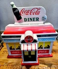 VTG 50's Style Coca-Cola Diner Cookie Jar Enesco 1999 with Box and Lid
