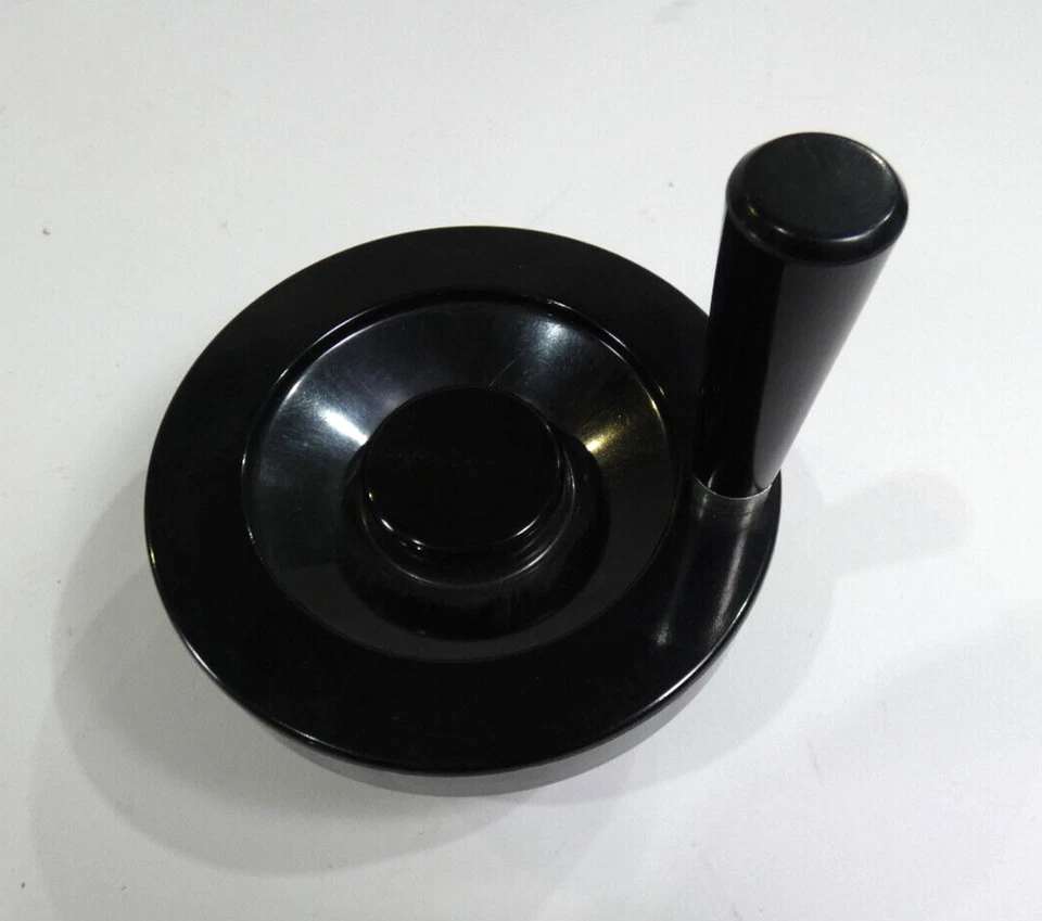 Lanker | Handrad / Handkurbel | massiv Ø 100 mm | drehbarer Knauf - Bild 3 von 4