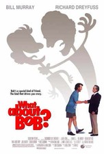 WHAT ABOUT BOB? Movie POSTER 27x40 Richard Dreyfuss Bill Murray Julie Hagerty