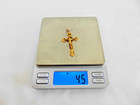 Vintage 14k Yellow Gold Cross Pendant 4.5g (a46) — photo 10