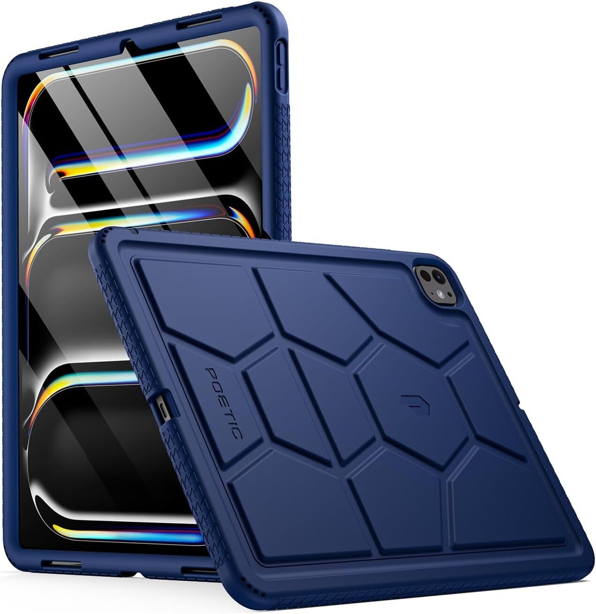 For iPad Pro 13 2024 Case Poetic Heavy Duty Kids Friendly Drop