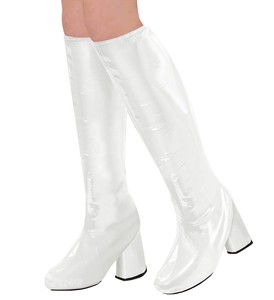 white boot covers fancy dress