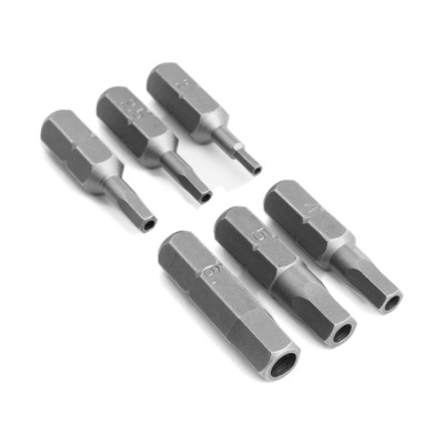 PROJAHN Innen Sechskant Bit mit Bohrung für 6nkt mit Zapfen wahlw. Gr. 2 - 6mm