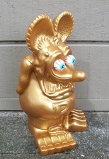 Ed Big Daddy Roth Rat Fink Funko 12" GOLD Figure 2016 Issue Monster Hot Rod